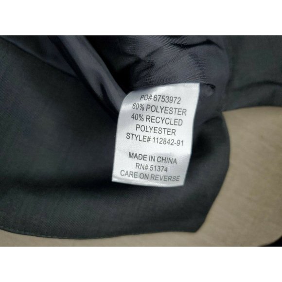 Cintas XS Women Hidden Button Polyester Black Suit Vest With 2 Pockets - Picture 9 of 12